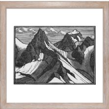 Mountains - Unsigned - Ready Framed